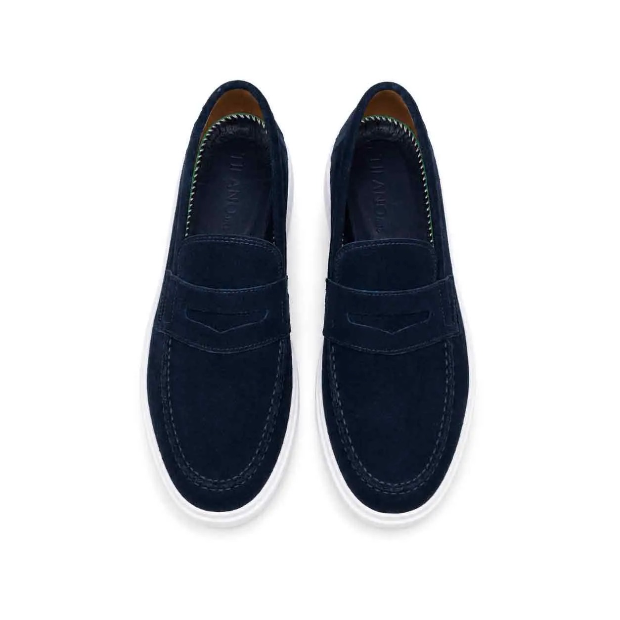 Moccasin pour homme 270 bleu daim    miniature